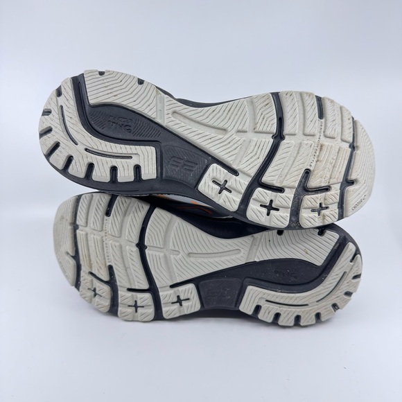 Brooks Adrenaline GTS 23 GTX waterproof Sneakers Oyster Mushroom/Orange/Blue SZ9 - Picture 7 of 11